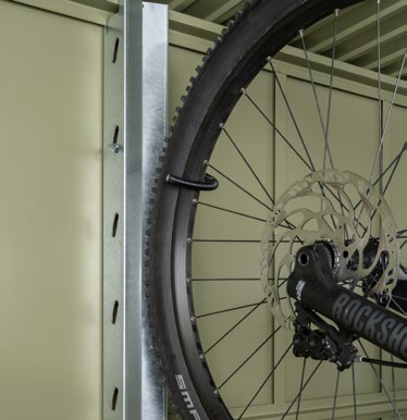 Интериор на Berry с велосипедна стойка