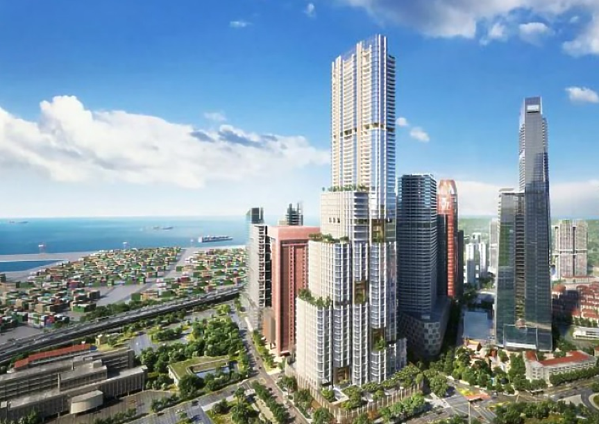 Първият супервисок небостъргач в Сингапур ще се появи през 2028 г.