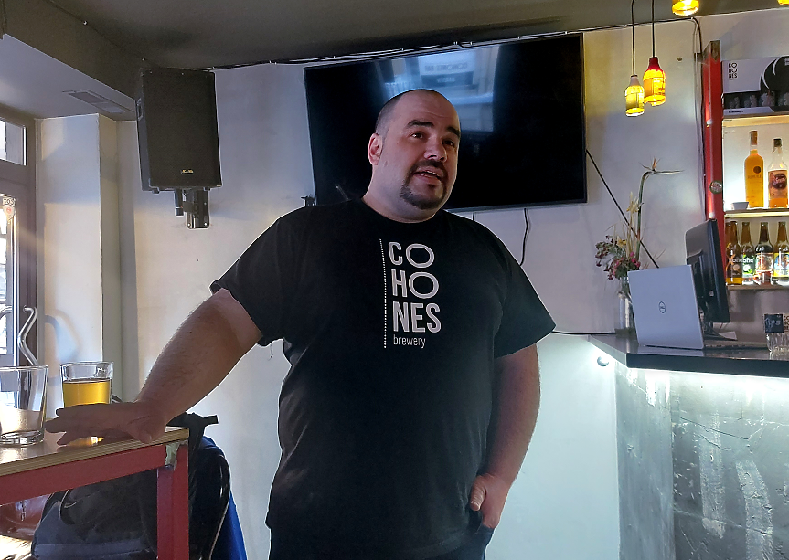 Михаил Дурчев, Cohones Brewery. снимка: Darik Business Review