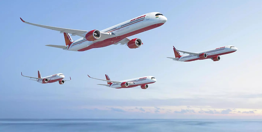 Air India с рекордна поръчка на самолети Boeing и Airbus