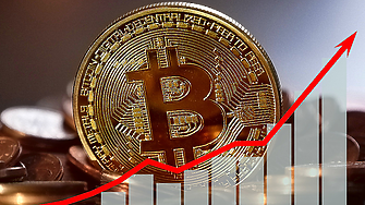 Биткойнът премина границата от 45 000 долара за брой