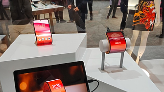 Най-новото от MWC: Смартфон, който се увива около китката и лаптоп с прозрачен дисплей  