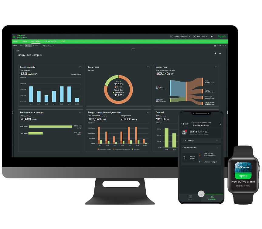 Schneider Electric прави сградите по-ефективни с EcoStruxure™ Energy Hub