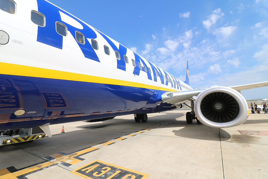 Ryanair превозила рекордните 19.3 млн. пътници през юни