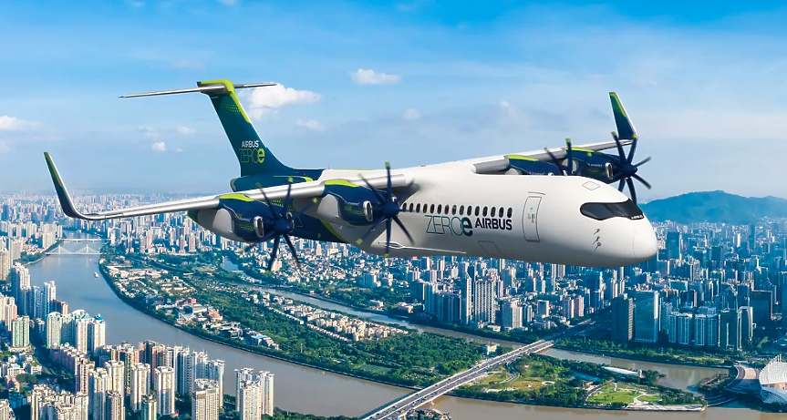 Airbus с нова концепция за самолет на водород