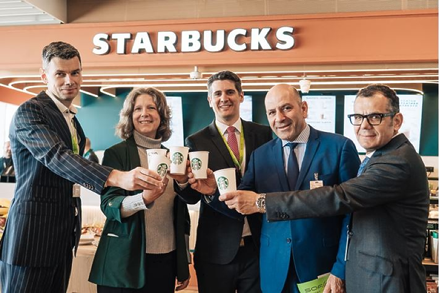 Starbucks отваря врати на Терминал 2: Откриха първия обект от новата зона за хранене