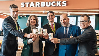 Starbucks отваря врати на Терминал 2: Откриха първия обект от новата зона за хранене