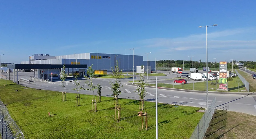 Логистичният център на BILLA България в село Загоре; ©BILLA България