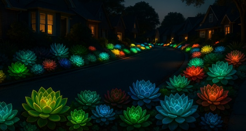 Светещи растения: Нова технология за живи лампи