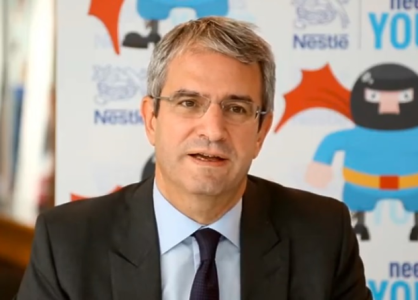 Nestle уволни главния си изпълнителен директор Лоран Фрекс заради връзка с подчинен