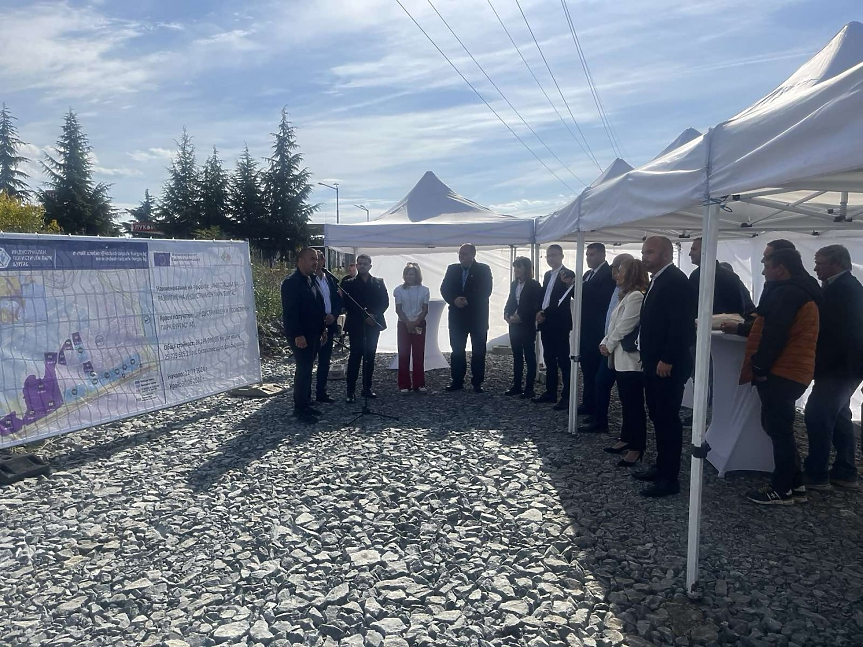 Напредък по изграждането на Фаза 2 на Индустриален парк Бургас за 40 млн. лв. отчита общината