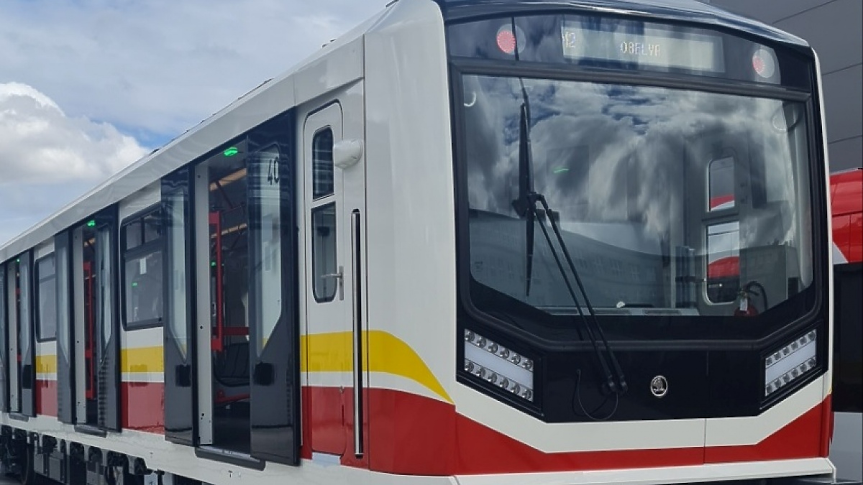 Новите мотриси Skoda; ©Метрополитен ЕАД