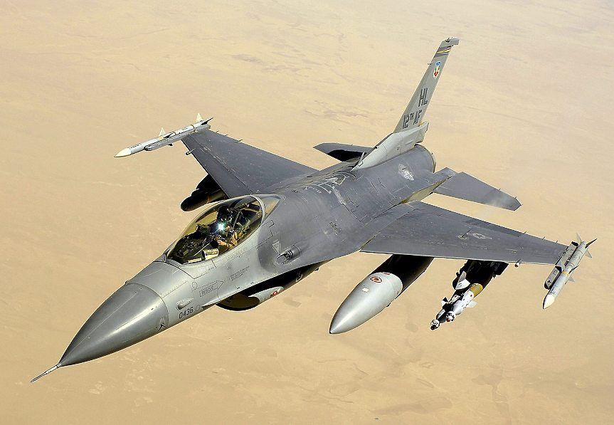 военен самолет Lockheed Martin F-16 Fighting Falcon / Уикипедия