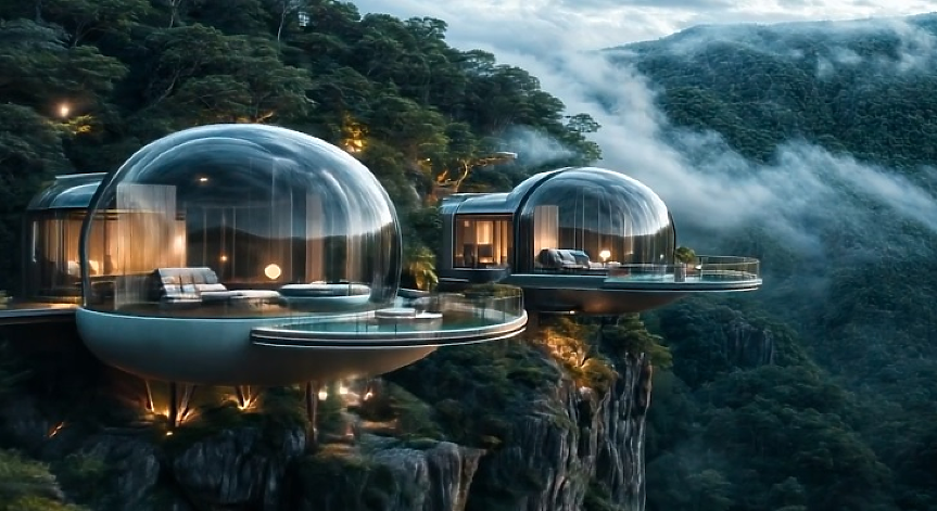 Как изглеждат някои от най-необичайните хотели на бъдещето? 