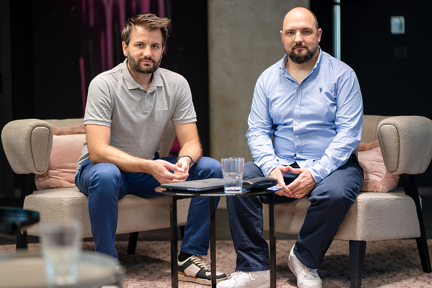 Боян Стоянов, VEDA Works, и Даниел Коев, VEDA