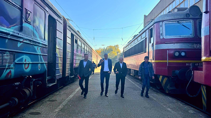 Жп депата в София, Пловдив и Горна Оряховица стават основни бази за поддръжка на новите влакове