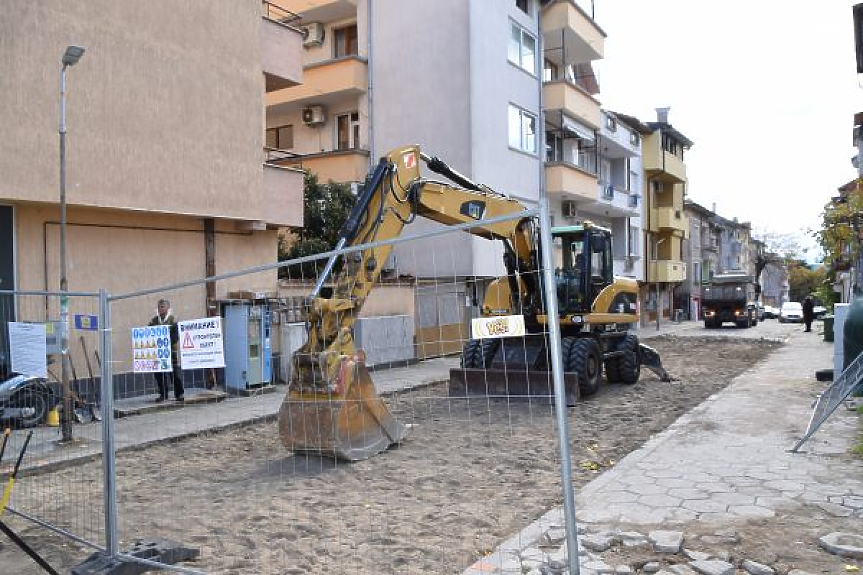 Официален старт на проекта за реконструкция на единадесет улици в Сандански; ©Община Сандански