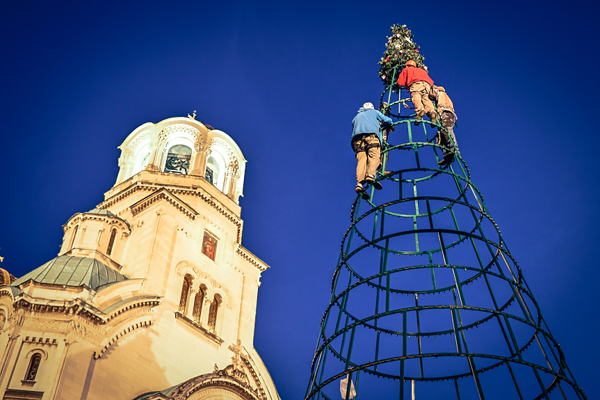 София посреща празниците с двойно повече украса, празнични пространства и събития; ©Столична община