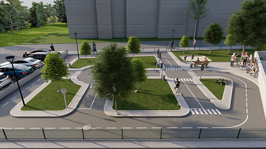 Площадката Полигон в жк Сердика