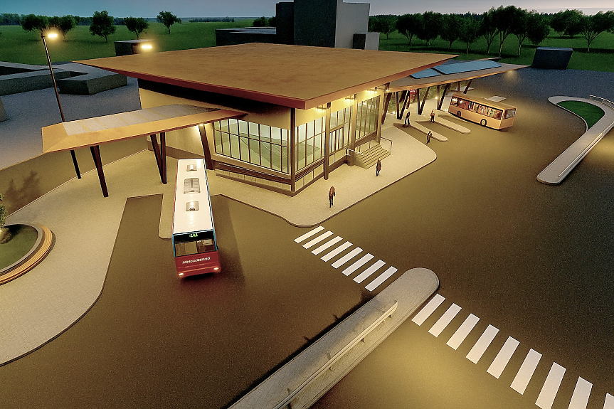 Готови са първите визии на новата общинска автогара във Велико Търново; ©Община Велико Търново