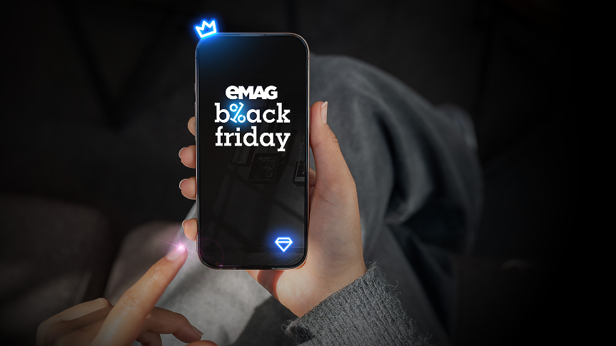 eMAG Black Friday 2025: Доставките до точки за получаване надхвърлят 50%