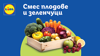 Смес от плодове и зеленчуци: Новата инициатива на Лидл, която спаси над 278 т храна за три месеца