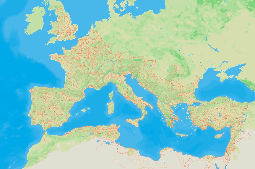 Нов дигитален проект картографира 300 000 км пътища на Римската империя