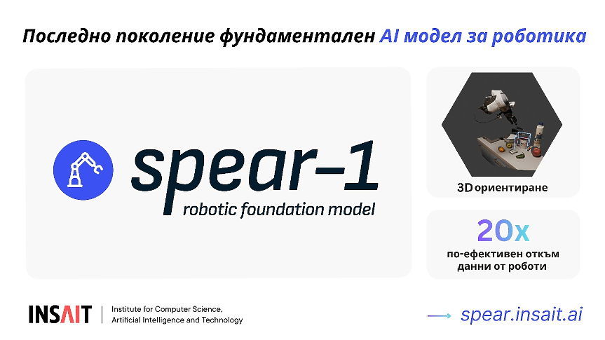 INSAIT със значим пробив, който ще вкара роботите в домовете ни