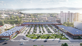 Нов ритейл парк под формата на буквата 