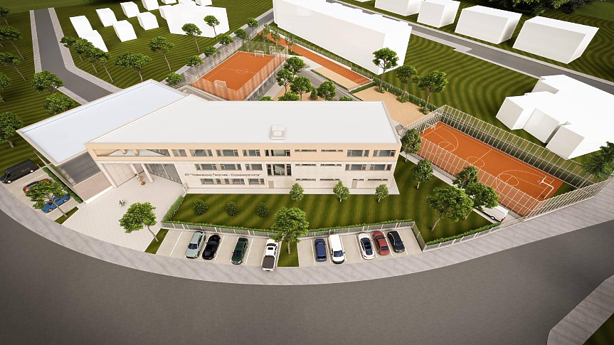 Новото училище в бургаския квартал Крайморие, ©Община Бургас