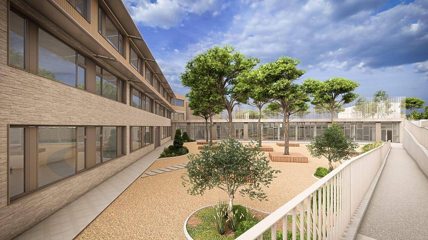 Новото училище в бургаския квартал Крайморие, ©Община Бургас