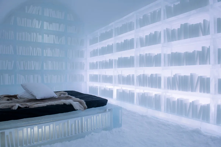 Зимните хотели, които се стопяват всяка пролет