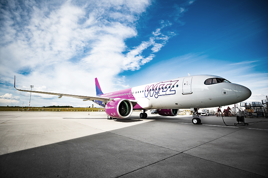 Wizz Air базира 8-и самолет за 100 млн. евро в България и пуска полети до Египет