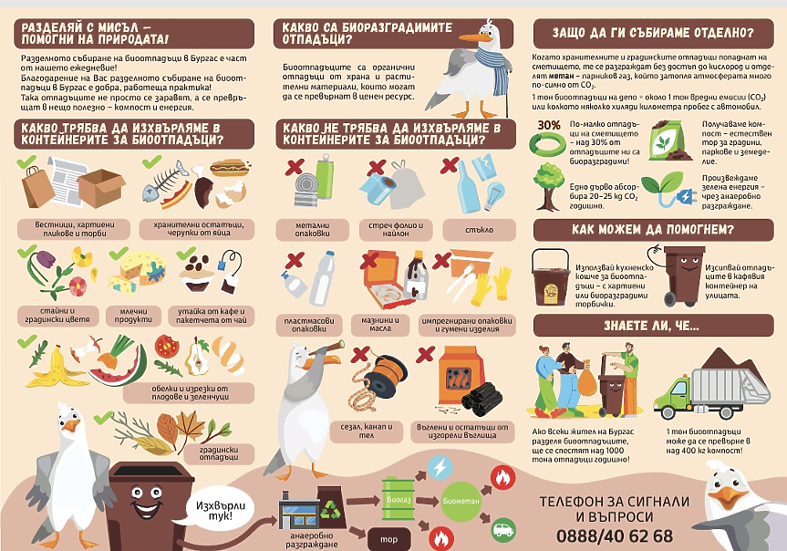 Бургас превръща биоразградимите отпадъци в енергия и компост