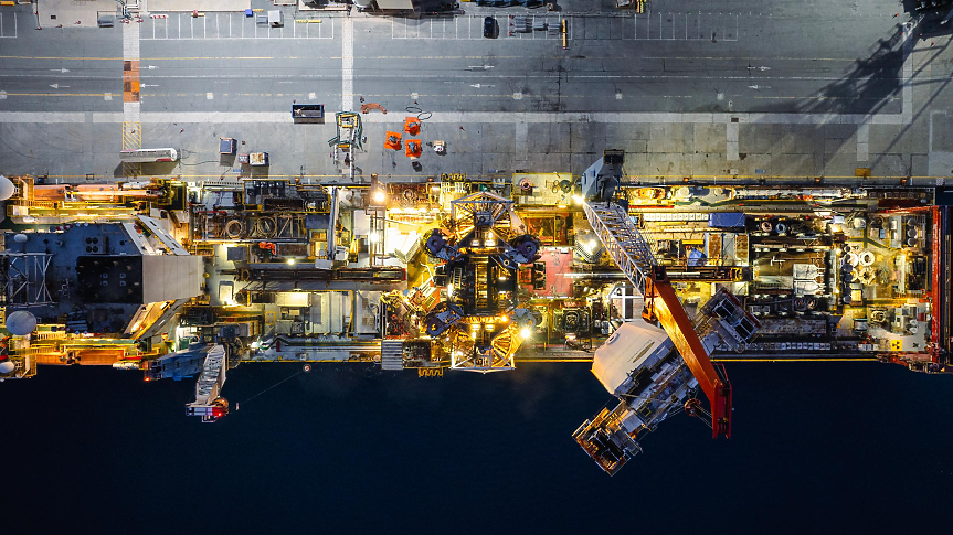 Блок Хан Аспарух в Черно море / Снимки: OMV Petrom