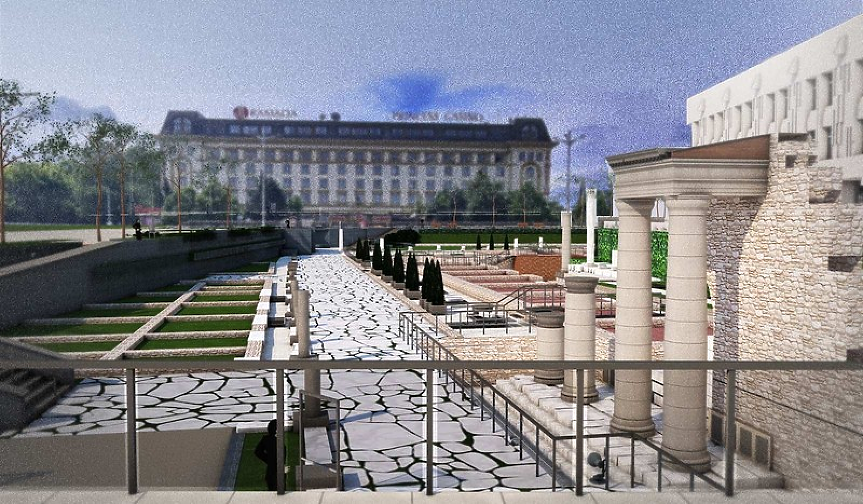 Проектът за реставрация на Античния Форум на Филипопол; ©Община Пловдив