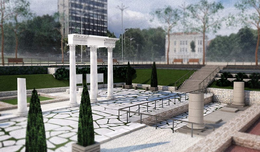 Проектът за реставрация на Античния Форум на Филипопол; ©Община Пловдив