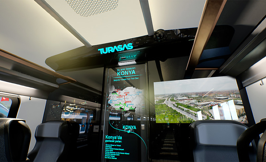 високоскоростен влак в Турция / Снимки: TURASAS