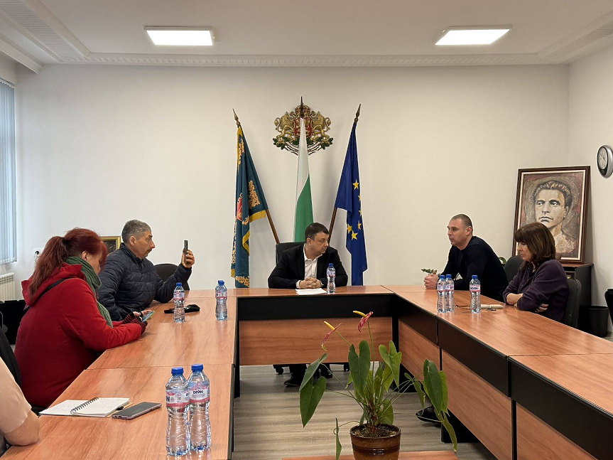 Напредъкът по ключови инфраструктурни и социални проекти, финансирани по европейски и национални програми, представи кметът на Силистра Александър Сабанов; ©Община Силистра