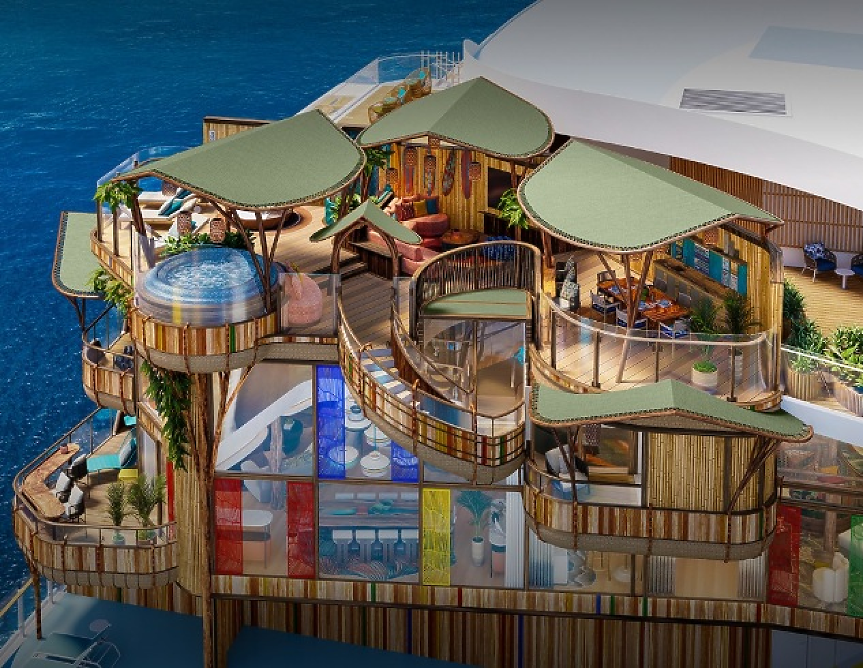 $41 666 на вечер: Royal Caribbean представи триетажен апартамент на мегакораб