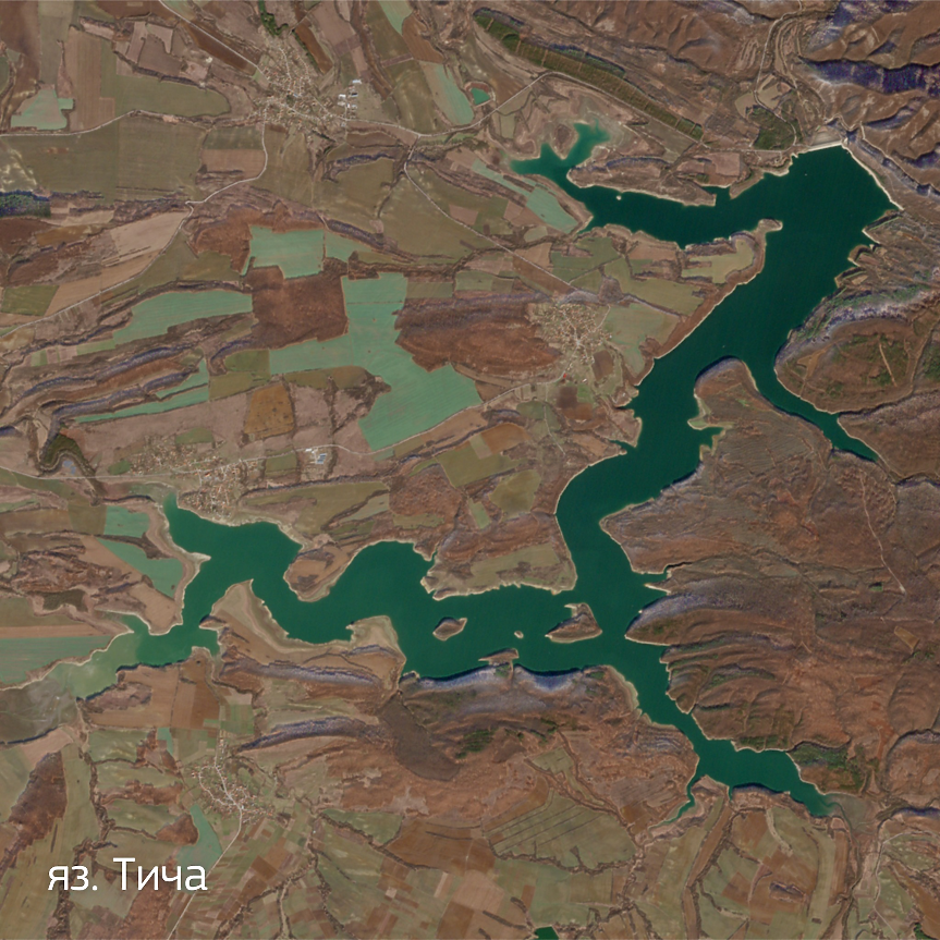 Язовир „Тича“ е основен водоизточник за районите на Шумен и Велики Преслав.