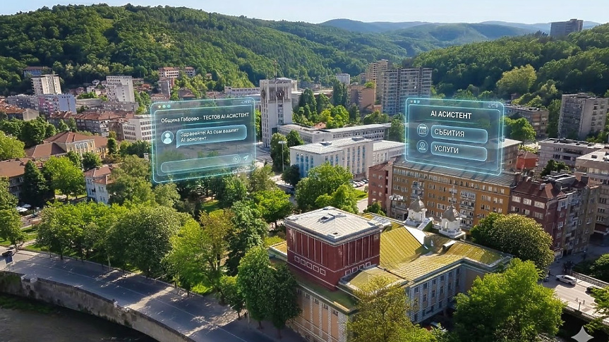 Умна администрация: Габрово с първи AI асистент за граждани