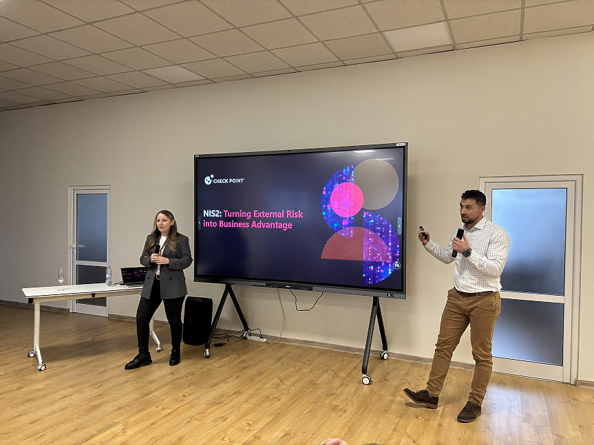 Веселин Троянов и Гергана Кунгалова от Check Point Software Technologies