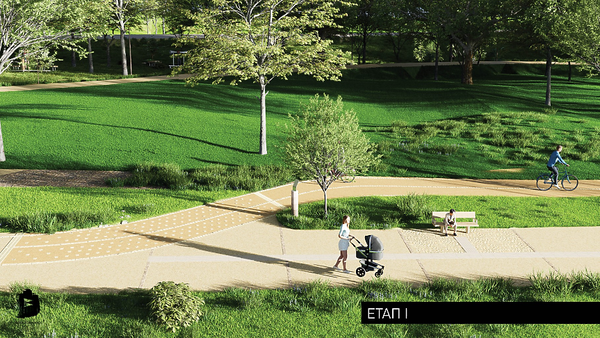 Бъдещата Морска градина в бургаския квартал "Сарафово"; ©Община Бургас