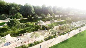 Нова Морска градина изграждат в Бургас (снимки)