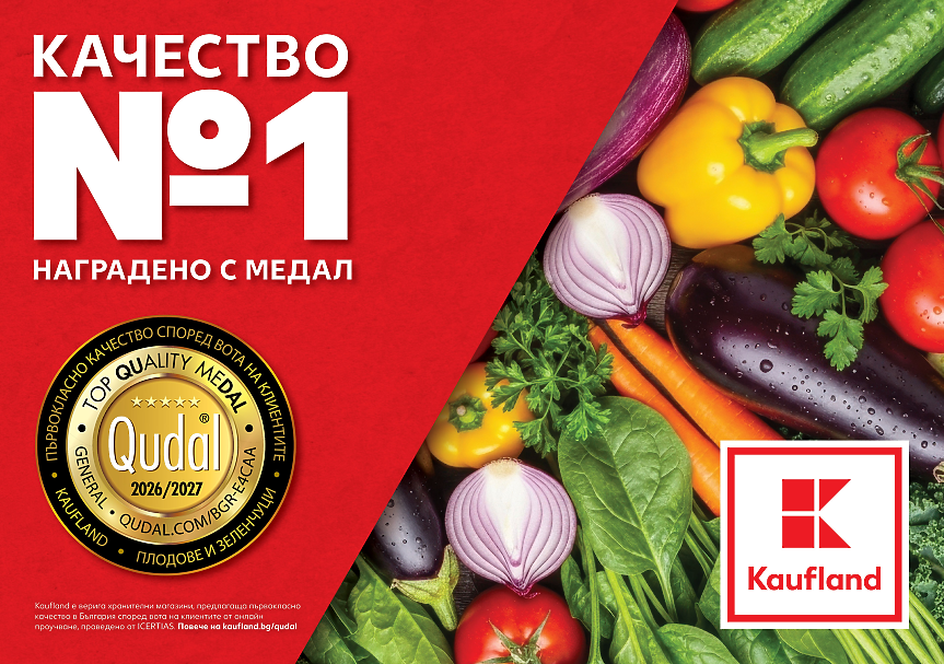 Kaufland с 2 златни медала QUDAL за качество