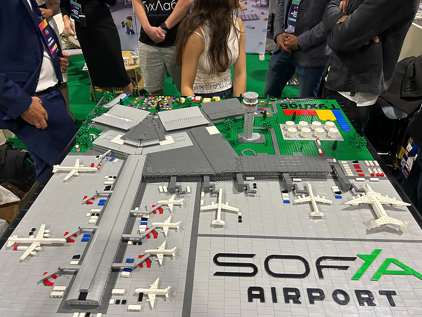 СОФ Кънект представи бъдещето на Летище София с LEGO модел на Терминал 3 / Снимки: Полина Пенчева, DBR