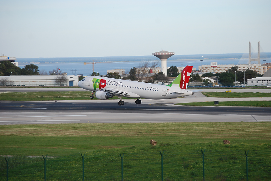 Самолет на TAP Air Portugal излита от летище