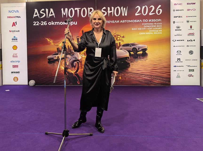 Илияна Дановска от организационния екип на Asia Motor Show 2026; ©Darik Business Review