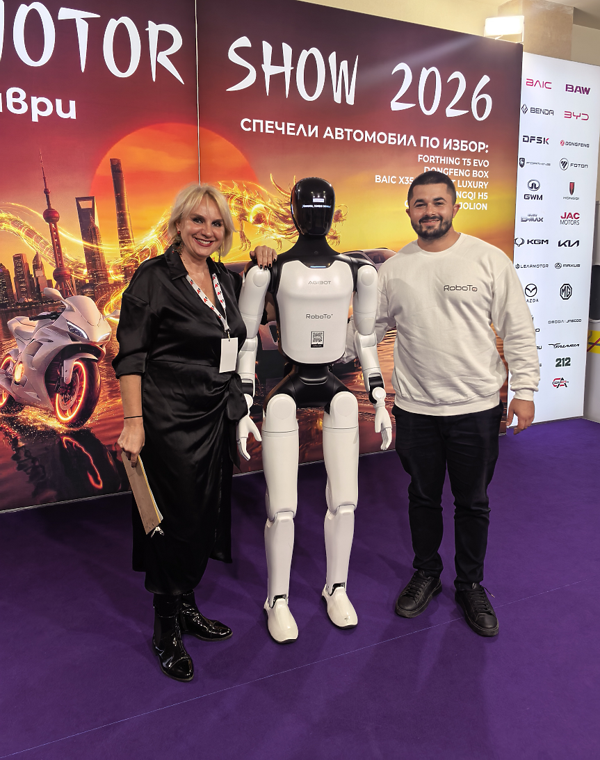 Хуманоидни роботи са сред атракциите на Asia Motor Show 2026; ©Darik Business Review